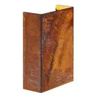 Nordlux Fold 10 Stal Corten Światło Ścienne Zardzewiały Up & Down 7.5W 225lm - 830 Ciepła Biel