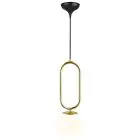 DFTP by Nordlux Shapes 27 Lampa Wisząca Szkło i Metal Mosiądz | Nadaje Się Do E27
