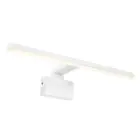 Nordlux Marlee 50 Światło Ścienne Metal Valkoinen 8.9W 800lm 930 Ciepła Biel | IP44 - Najlepsze Renderowanie Kolorów
