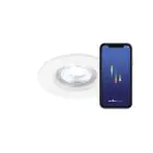 Nordlux Don Smart LED Spot Valkoinen 4.7W 320lm 60D - 822-865 Przestrajalny Valkoinen + RGB | 85mm - IP65