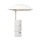 DFTP by Nordlux Lampa Stołowa Mademoiselles Marmur i Metal Valkoinen | Nadaje Się Do 1x GU10
