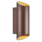 Nordlux Nico Światło Ścienne Aluminium Zardzewiały Up & Down | IP54 - Nadaje Się Do 2x GU10