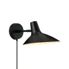 DFTP by Nordlux Darci Short Światło Ścienne Metal Czarny | Nadaje Się Do E14