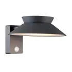 Nordlux Solar Światło Ścienne Justina Metal Antracyt 400lm - 830 Ciepła Biel | IP44 - Czujnik ruchu i Światła