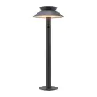 Nordlux Solar Lampa na postumencie Justina Metal Antracyt 5W 400lm - 830 Ciepła Biel | Czujnik ruchu i Światła