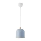 Nordlux Gaston Lampa Wisząca Metal i Drewno Niebieski | Nadaje Się Do E27