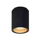 Nordlux Kyklop Lampa sufitowa Aluminium i Szkło Czarny | 86mm - IP54 - Nadaje Się Do GU10