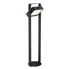 Nordlux Saulio Lampa na postumencie Aluminium Czarny 4.45W 370lm - 830 Ciepła Biel | IP44 - Solar