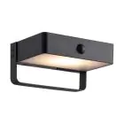 Nordlux Saulio Światło Ścienne Aluminium Czarny 4.45W 370lm - 830 Ciepła Biel | IP44 - Solar