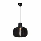 Nordlux Hazo 43 Lampa Wisząca Drewno Czarny | Nadaje Się Do 1x E27