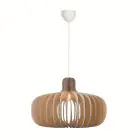 Nordlux Hazo 65 Lampa Wisząca Drewno Brązowy | Nadaje Się Do 1x E27