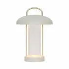 Nordlux Lampa Stołowa Mirano Metal i Szkło Beige 3W 150lm - 830 Ciepła Biel | 3-Stopniowy Ściemnianie