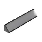 Topmet LED Profil CABI12 E slide - 1m - Complete set - Czarny