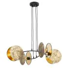 Emibig Lampa Wisząca Motif Stal Czarny | Nadaje Się Do 4x E27 - Max 15W