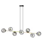 Emibig Lampa Wisząca Gravity Stal Czarny | Nadaje Się Do 8x E14 - Max 10W