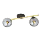 Emibig Lampa sufitowa Splendi Stal Czarny | Nadaje Się Do 2x E14 - Max 10W