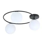 Emibig Lampa sufitowa Sopra Stal Czarny | Nadaje Się Do 3x E14 - Max 10W