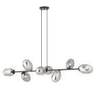 Emibig Lampa Wisząca Pandora Stal Czarny | Nadaje Się Do 8x E14 - Max 10W