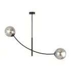 Emibig Lampa sufitowa Hunter Stal Czarny | Nadaje Się Do 2x E14 - Max 10W