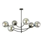 Emibig Lampa sufitowa Hunter Stal Czarny | Nadaje Się Do 6x E14 - Max 10W