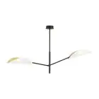 Emibig Lampa sufitowa Vene Stal Czarny | Nadaje Się Do 2x E14 - Max 10W