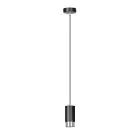 Emibig Lampa Wisząca Fumiko Stal Czarny | Nadaje Się Do 1x GU10 - Max 10W