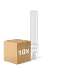 Opakowanie 10x Noxion Lucent PL-S LED 4.3W - 830 Ciepła Biel | 2-Piny - Zamienne 9W