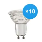 Opakowanie 10x Noxion PerfectColor LED Spot GU10 PAR16 3W 230lm 60D - 927 Bardzo Ciepła Biel | Najlepsze renderowanie kolorów - Ściemnianie - Zamienne 35W