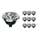 Opakowanie 10x Noxion Lucent LED Spot GU10 AR111 12W 600lm 40D - 927 Bardzo Ciepła Biel | Najlepsze renderowanie kolorów - Ściemnianie - Zamienne 50W