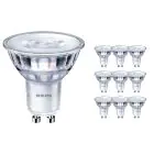 Opakowanie 10x Philips Corepro LED Spot GU10 PAR16 3W 230lm 36D - 830 Ciepła Biel | Ściemnianie - Zamienne 35W