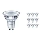 Opakowanie 10x Philips Corepro LED Spot GU10 PAR16 3.5W 275lm 36D - 840 Zimna Biel | Zamienne 35W