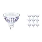 Opakowanie 10x Philips Corepro LED Spot GU5.3 MR16 7W 621lm 36D - 827 Bardzo Ciepła Biel | Zamienne 50W