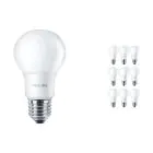 Opakowanie 10x Philips Corepro LED Żarówka E27 Gruszka Matowy 8W 806lm - 840 Zimna Biel | Zamienne 60W