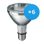 Opakowanie 6x Philips MASTERColour E27 CDM-R Elite PAR30L 70W 40D - 930 Ciepła Biel | Najlepsze renderowanie kolorów