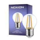 Noxion Lucent Lustre LED E27 Piłka Włókno Przezroczysty 2.5W 250lm - 827 Bardzo Ciepła Biel - Zamienne 25W