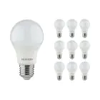Opakowanie 10x Noxion Lucent Classic LED E27 Gruszka Matowy 4.9W 480lm - 830 Ciepła Biel | Zamienne 40W