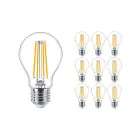 Opakowanie 10x Philips MASTER Value LED Żarówka E27 Gruszka Przezroczysty 5.9W 806lm - 927 Bardzo Ciepła Biel | Najlepsze renderowanie kolorów - Ściemnianie - Zamienne 60W