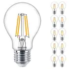 Opakowanie 10x Philips MASTER Value LED Żarówka E27 Gruszka Przezroczysty 3.4W 470lm - 927 Bardzo Ciepła Biel | Najlepsze renderowanie kolorów - Ściemnianie - Zamienne 40W