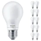 Opakowanie 10x Philips Corepro LED Żarówka E27 Gruszka Matowy 7W 806lm - 827 Bardzo Ciepła Biel | Zamienne 60W