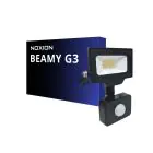 Noxion LED Iluminacja Beamy G3.1 Czarny 10W 1100lm 100D - 830 Ciepła Biel | IP44 - Czujnik ruchu i Światła - Symetryczny 