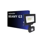 Noxion LED Iluminacja Beamy G3.1 Czarny 20W 2200lm 100D - 830 Ciepła Biel | IP44 - Czujnik ruchu i Światła - Symetryczny 