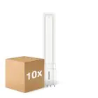 Opakowanie 10x Philips Corepro PL-L LED 8W 960lm - 830 Ciepła Biel | 4-Piny - Zamienne 18W