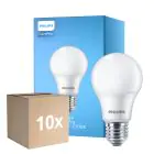 Opakowanie 10x Philips Corepro LED Żarówka E27 Gruszka Matowy 8W 806lm - 827 Bardzo Ciepła Biel | Zamienne 60W
