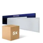 Opakowanie 5x Noxion LED Panel Ecowhite V4.0 28W 3360lm - 830-840-865 CCT | 120x30cm - UGR 