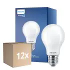Opakowanie 12x Philips Master LED E27 Gruszka Włókno Matowy 10.5W 1521lm - 922-927 Dim To Warm | Najlepsze Renderowanie Kolorów - Ściemnianie - Zamienne 100W