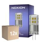 Opakowanie 12x Noxion Bolt LED Capsule G4 2W 200lm - 827 Bardzo Ciepła Biel | Ściemnianie - Zamienne 21W