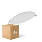 Opakowanie 4x Ledvance LED Downlight Slim Okrągła DN210 18W 1530lm 120D - 840 Zimna Biel | 225mm
