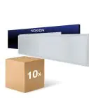 Opakowanie 10x Noxion LED Panel Ecowhite V4.0 28W 3360lm - 830-840-865 CCT | 120x30cm