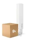 Opakowanie 9x Philips CorePro PL-C LED 8.9W 1100lm - 840 Zimna Biel | 2-Piny - Zamienne 26W