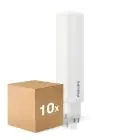 Opakowanie 10x Philips CorePro PL-C LED 9.5W 1100lm - 840 Zimna Biel | 4-Piny - Zamienne 26W